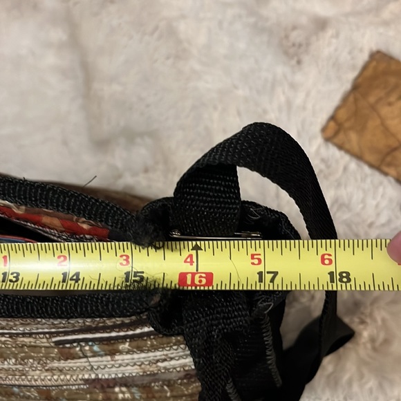 Hand Crafted Patchwork Rug Laptop Computer Tote - Picture 6 of 11